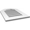 Ekena Millwork Octagonal Top Surface Mount PVC Gable Vent: Functional, w/ 3-1/2"W x 1"P Standard Frame, 18"W x 26"H GVPOT18X2601SF - alternate 4